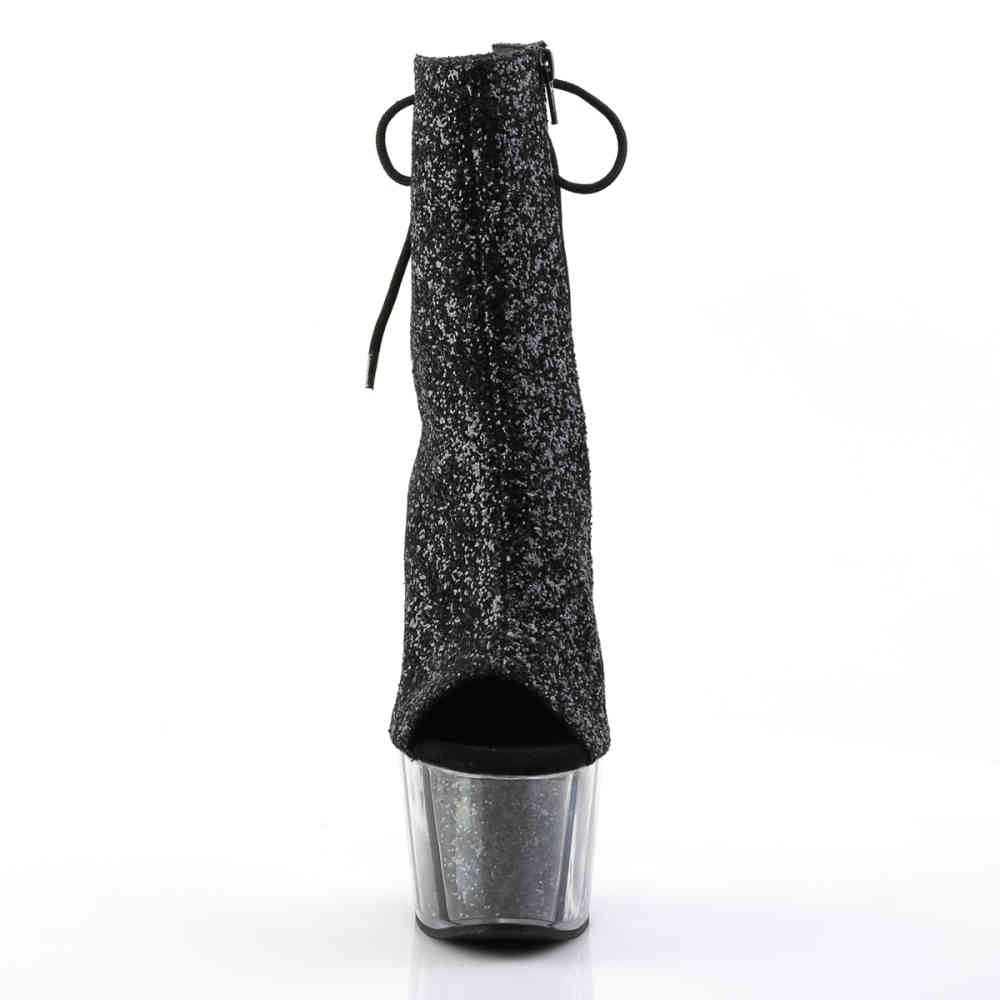 Pleaser - ADORE1018G Plattformstiefel, Poledance Schuhe - Pole dance schuhe - Schwarz
